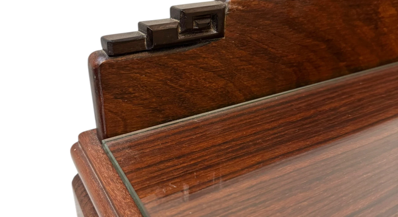 Art Deco Amsterdamse School Display Cabinet, 1920s